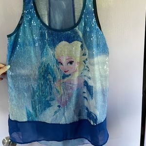 Sequence Disney Frozen Elsa tank top